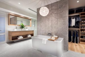 2017 Bathroom in a Display Home of the Year – “The Bayside” – Webb & Brown-Neaves Display Home