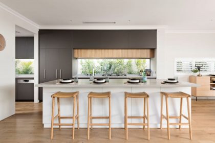 Kitchen in a Display Home $480,001-$550,000 ‘Phoenix’ The Maker Designer Kitchens & Webb&Brown-Neaves
